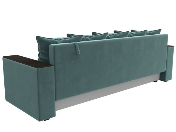 Диван прямой Дубай Лайт полки слева Велюр