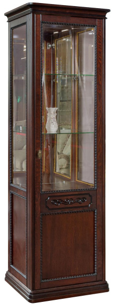 Шкаф-витрина Бристоль П3.588.0.01 (Спелая вишня)