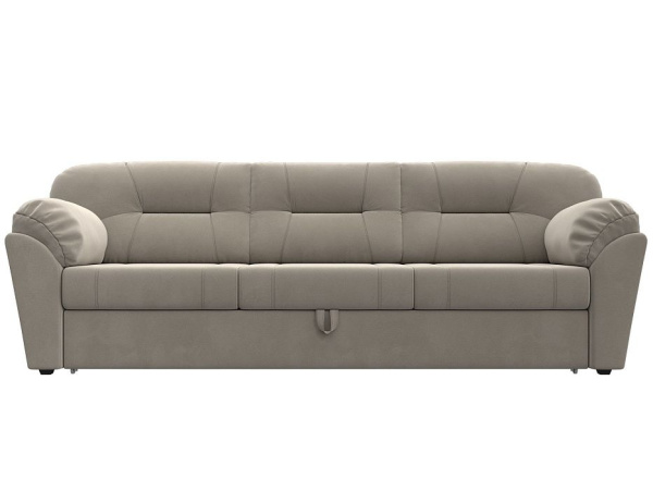 Диван прямой Бостон Микровельвет (Бежевый)