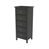 Комод Кантри Hemnes 05 ММЦ (Блек)