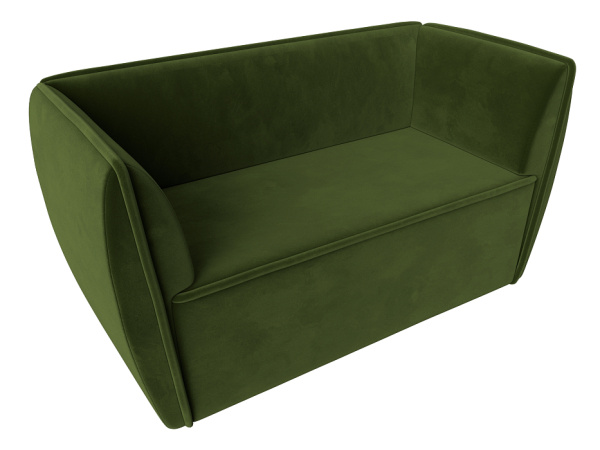 Диван кухонный прямой Бергамо 2-х местный Микровельвет