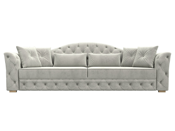 Диван прямой Артис Велюр (TOWER 01 молочный)