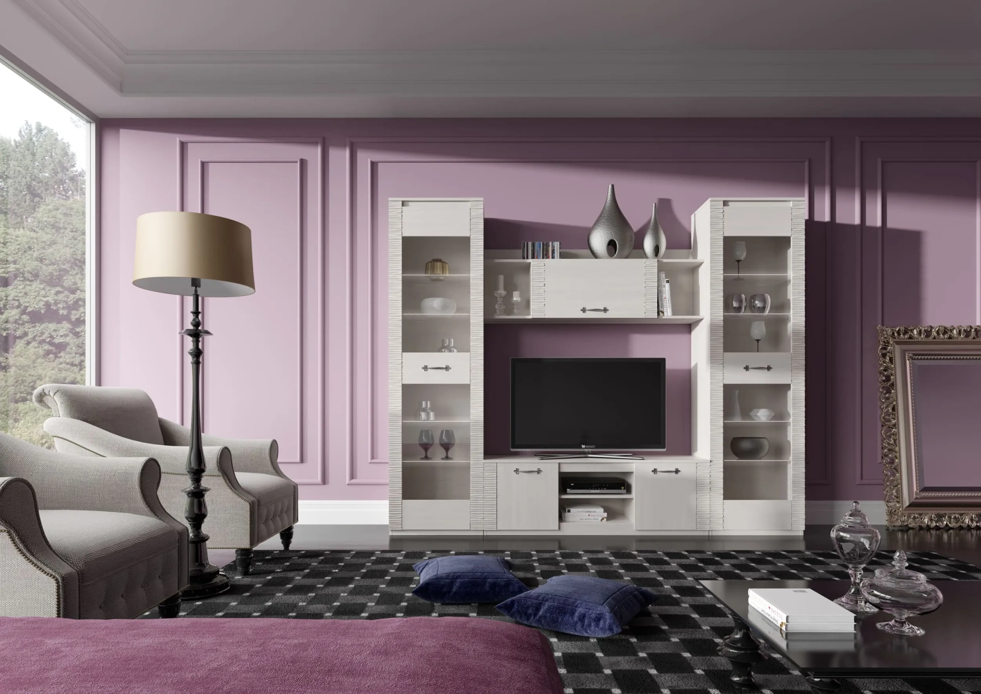 Модульная гостиная Элана композиция 1