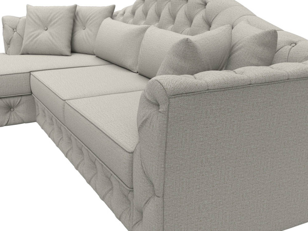 Диван угловой Артис левый угол Рогожка