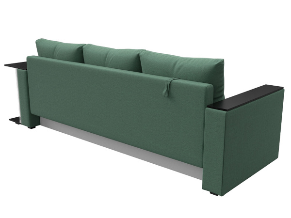 Диван прямой Атланта со столом справа Рогожка