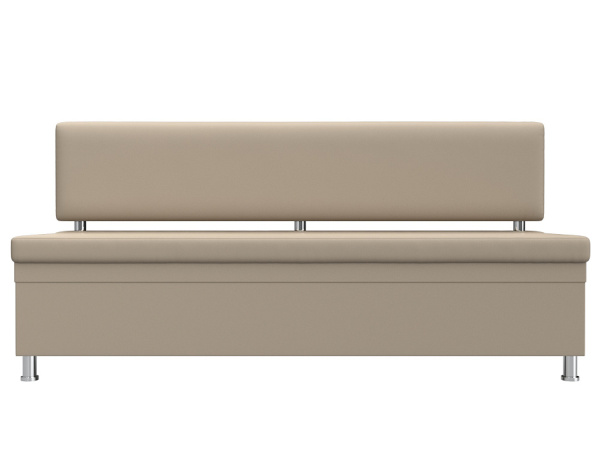 Диван кухонный прямой Стайл Экокожа (Бежевый)