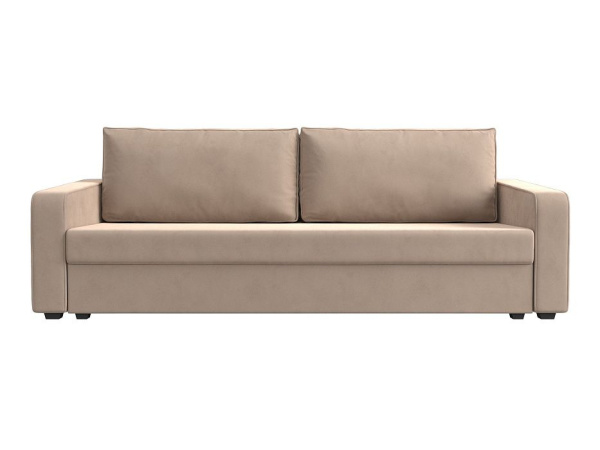 Диван прямой Лига-009 Велюр (Бежевый)
