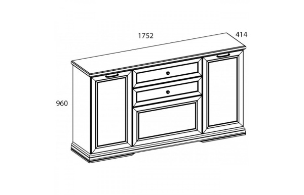 Тумба 3D2S-1 SEVILLA
