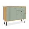 Комод Вега Саксония (Серо-зеленый)