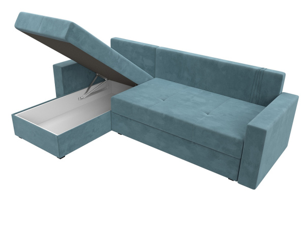 Диван угловой Верона Лайт левый угол Велюр