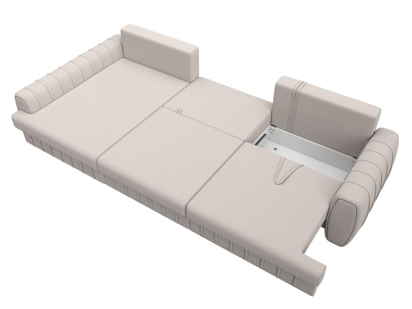 Диван угловой Лига-057 НПБ Лонг угол левый Замша