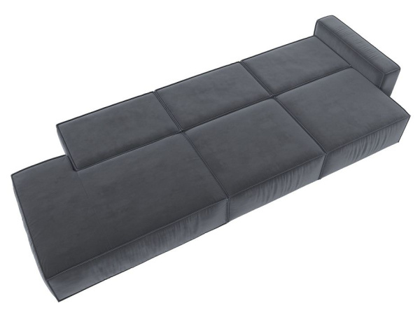 Диван прямой Прага Модерн Лонг подлокотник справа Велюр