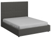 Кровать двуспальная Клео (СТАНДАРТ, 5 ВАРИАНТ антрацит Без подъемного механизма 1600х2000)