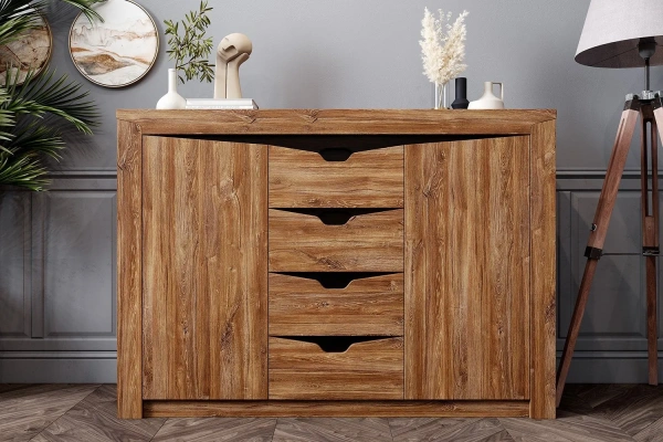 Тумба с 4 ящиками и 2 дверцами Соренто