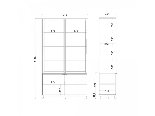 Витрина Case CS183