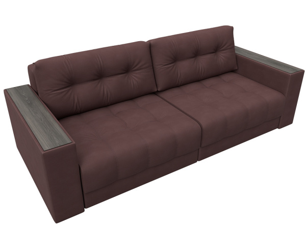 Диван прямой с декором Лига-049 НПБ Замша