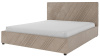 Кровать двуспальная Нельсон Диагональ (СТАНДАРТ, 3 ВАРИАНТ серо-бежевый, Диагональ 1400х2000 Без подъемного механизма)