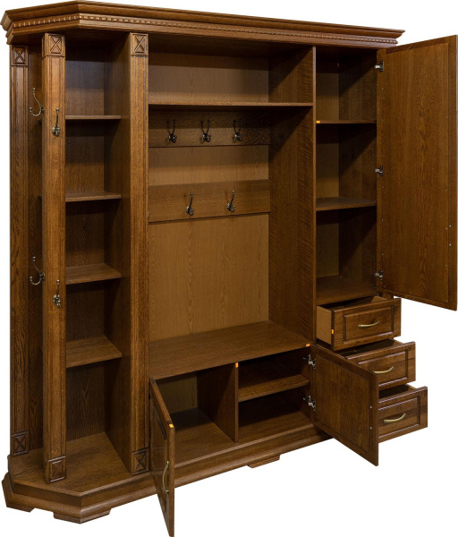 Шкаф комбинированный для прихожей Верди Классик П3.0487.3.02