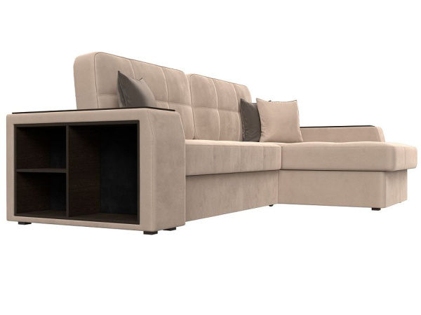 Диван угловой Брюссель правый угол Велюр