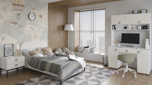 Кровать Эдем 1200 с настилом