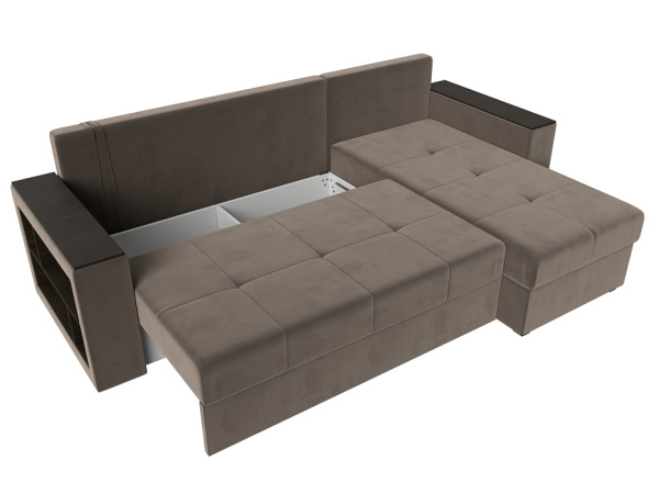 Диван угловой Дубай Лайт правый угол Велюр