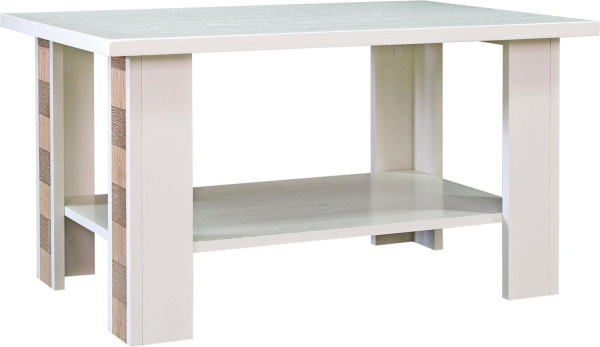 Стол журнальный Тунис П6.343.0.11 (П343.11Ш) (Слоновая кость с золочением)