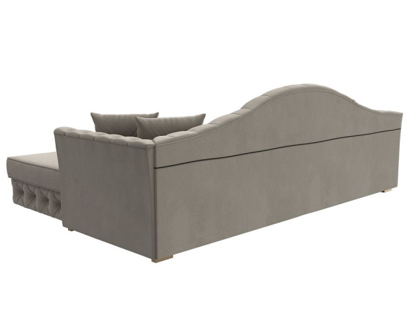 Диван угловой Артис правый угол Микровельвет