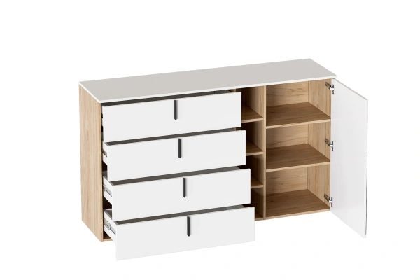 Комод 4 ящ 1 дв Ренн