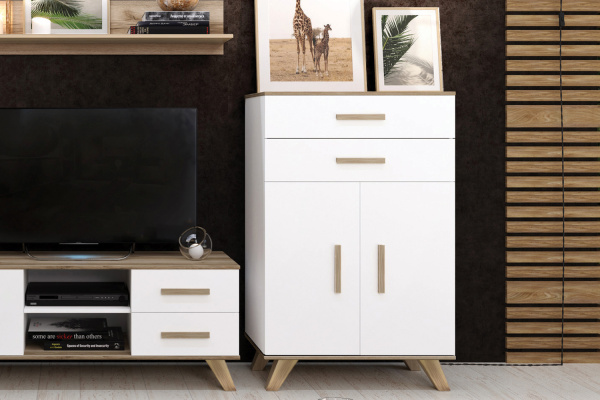 Шкаф низкий Вега Скандинавия