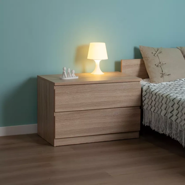 Комод МАЛЬТА низкий с двумя ящиками