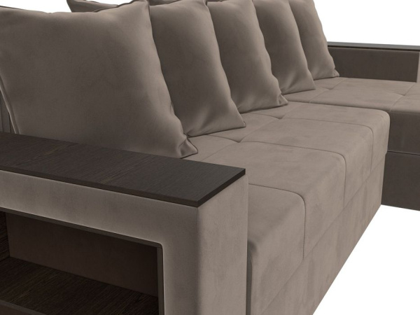 Диван угловой Дубай Лайт правый угол Велюр