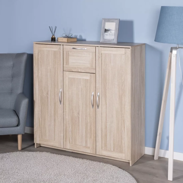 Тумба СИРИУС трехдверная с одним ящиком