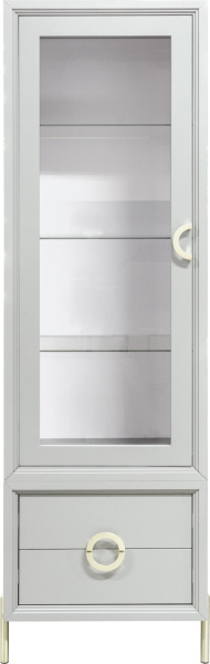 Шкаф с витриной Флора П6.980.0.01 (Пепел)