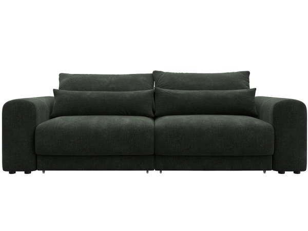 Диван прямой Лига-056 НПБ Шенилл (RIMINI 09 зеленый)