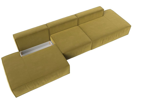 Диван прямой Прага лофт лонг Микровельвет