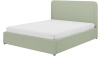 Кровать двуспальная Луиза (СТАНДАРТ, 6 ВАРИАНТ зелёный самшит Без подъемного механизма 1600х2000)