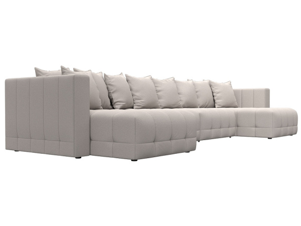 Диван П-образный Лига-052 НПБ Лонг Замша