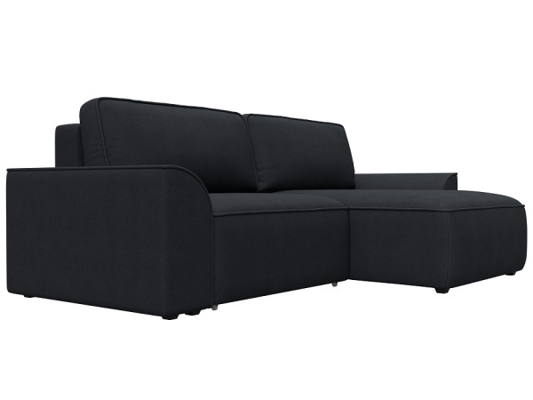 Диван угловой Лига-048 НПБ Замша (JOLY 16 темно-серый)