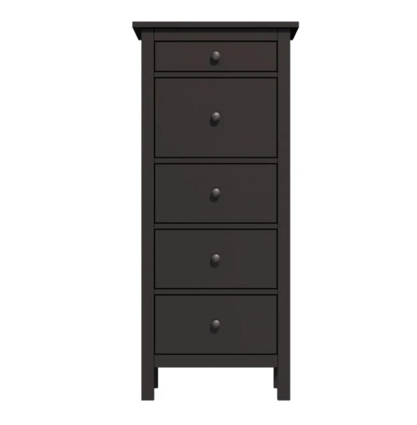 Комод 5 ящиков Кымор Hemnes (Цвет Черный)