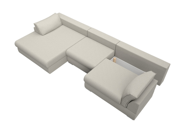 Диван угловой Пекин Long угол левый Рогожка