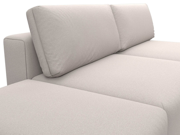 Диван прямой модульный с пуфом Лига-060 НПБ Замша