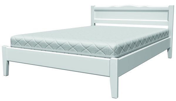 Кровать односпальная Карина 7 (кровать одинарная (РАЗБОРНАЯ ЦТ) 900х2000 цвет Белый античный)