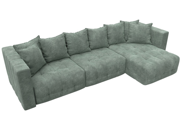 Диван угловой Лига-052 НПБ Лонг угол универсальный Велюр