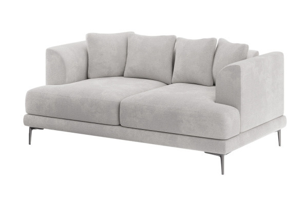 Диван двухместный Некст (СТАНДАРТ, 4 ВАРИАНТ серебряный)