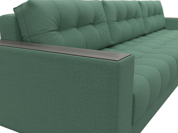 Диван прямой с декором Лига-049 НПБ Лонг Рогожка