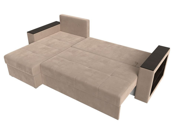 Диван угловой Дубай Лайт левый угол Велюр