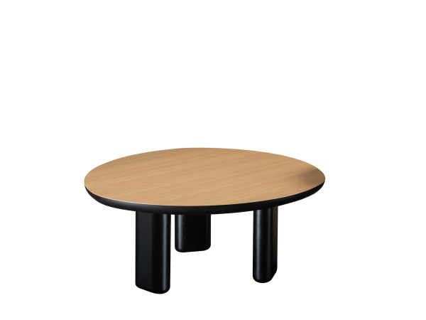 Стол журнальный CHELSEA 800 (Дуб натуральный/черный)