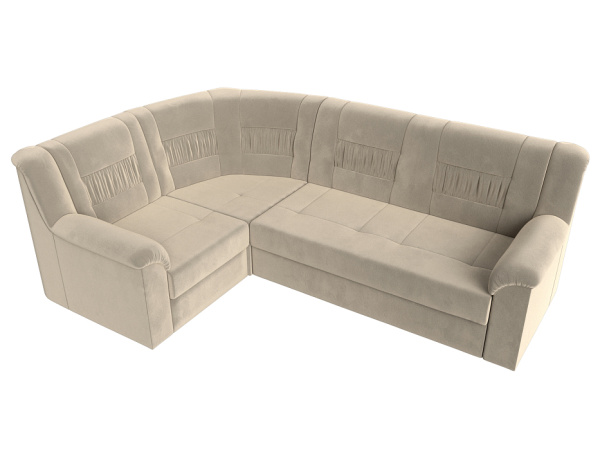 Диван угловой Карелия левый угол Микровельвет