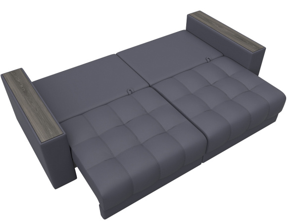 Диван прямой с декором Лига-049 НПБ Экокожа