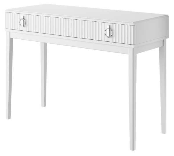 Стол туалетный Фарго (ЛДСП Белый снег/Лак Белый)